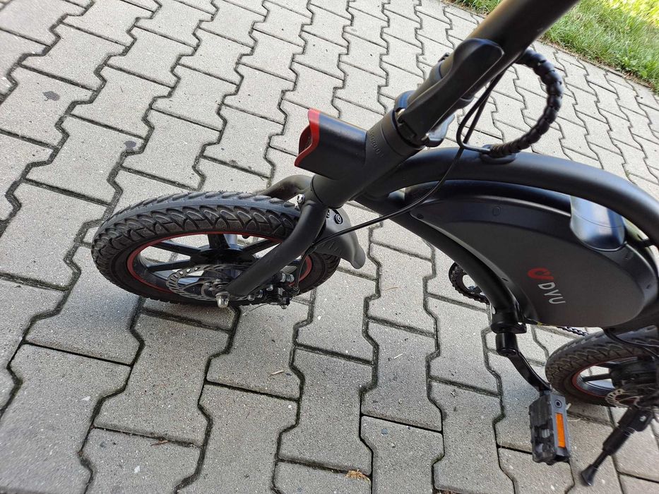 rower elektryczny DYU D3F na kołach 14 cali