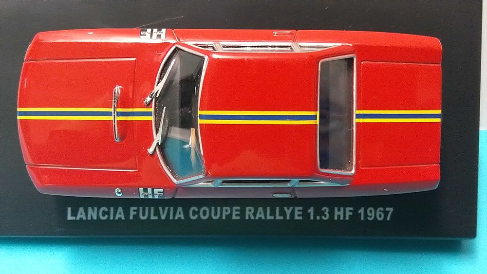 Lancia Fúlvia Coupé Rallye 1.3 HF (1967) - Miniatura da PdeA esc 1/43