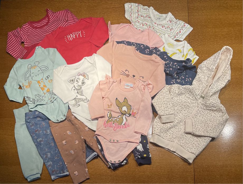 Paczka ubranek dla dziewczynki 62