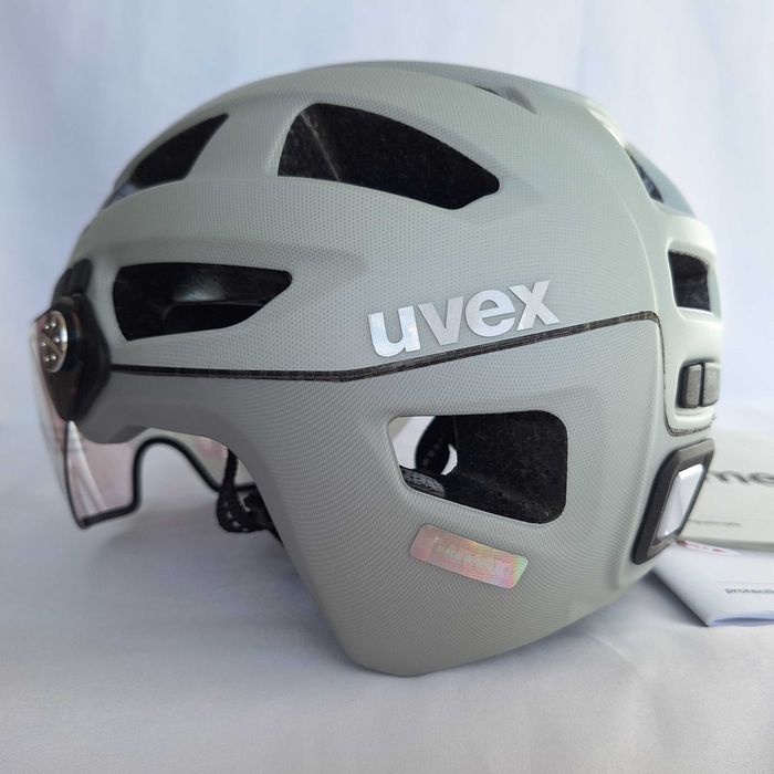 Kask rowerowy Uvex Finale Visor Vario Papyrus Matt L 56-61cm S1-3