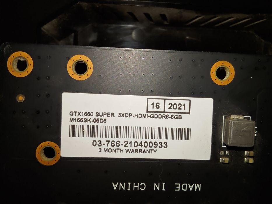 Відеокарта 1660 SUPER 6GB inno3d