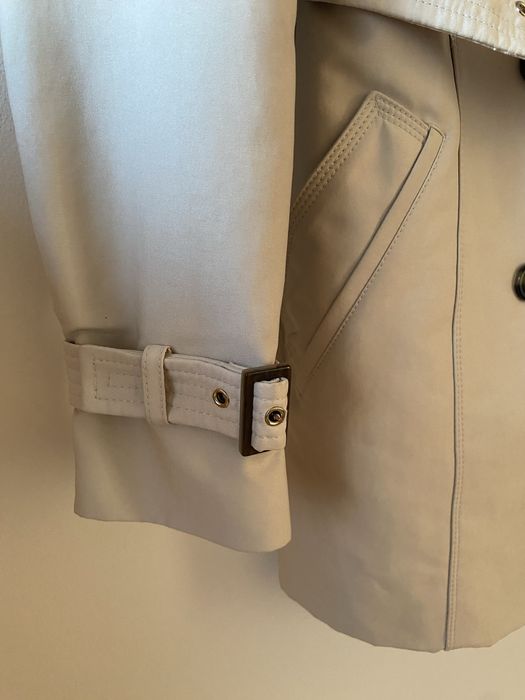 Płaszcz trencz Zara płaszczyk pasek