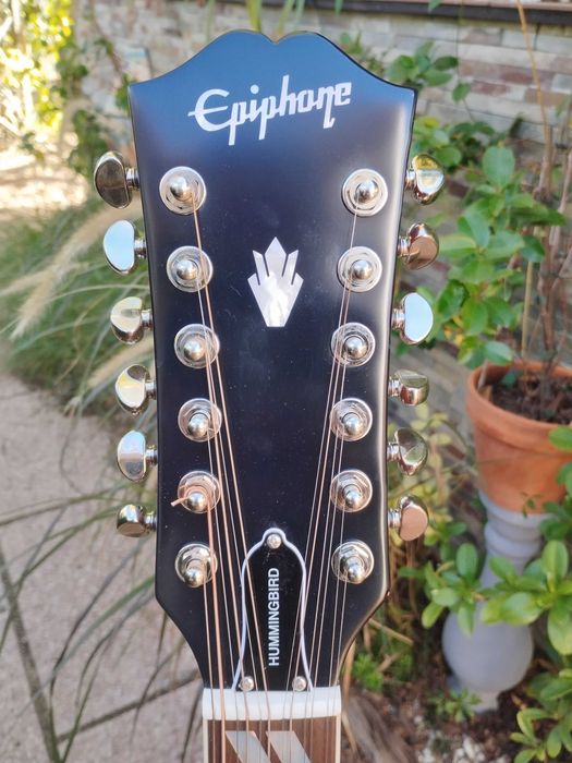 Epiphone Hummingbird Acoustic Electric 12-String Guitar / Guitarra