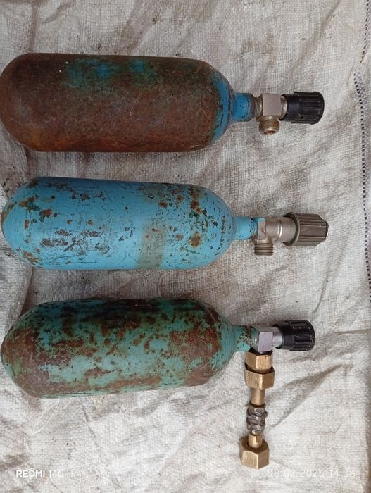 Продам кислородные баллоны,(углекислотные).