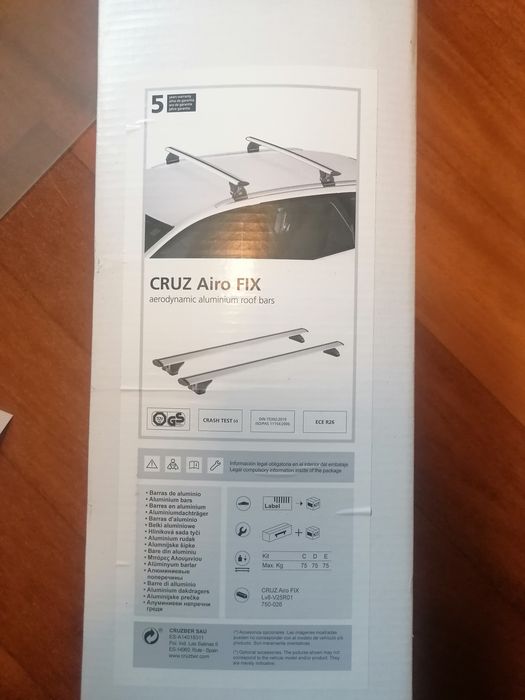 Vendo barras de tejadilho da marca CRUZ