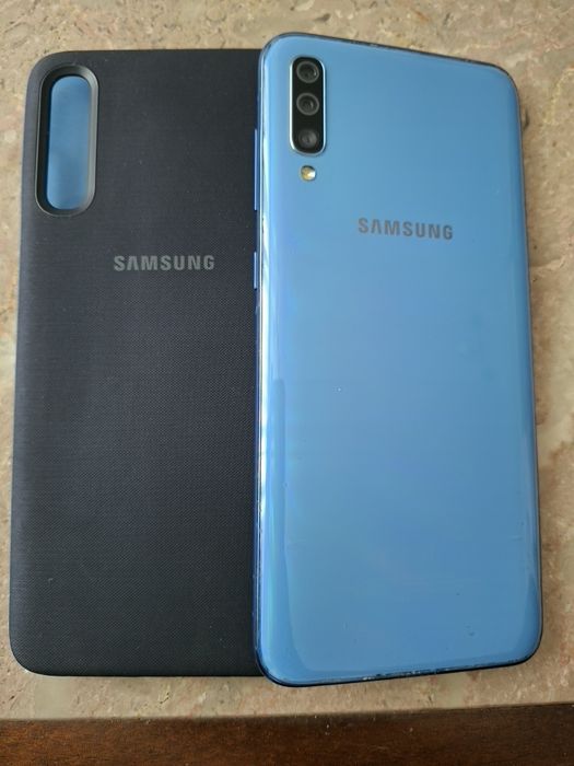 Samsung Galaxy A70 Azul (128GB) Desbloqueado / Dual SIM (2019) + Acessórios