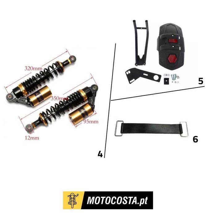 Outras Peças e Acessórios Moto - Suportes e Diversos - MOTOCOSTA