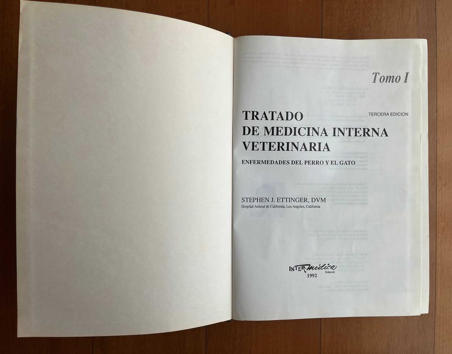 Conjunto 3 Livros "Tratado de Medicina Interna Veterinaria" - 3ªEdição
