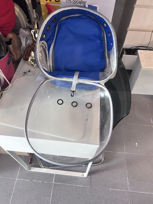 Mochila para gatos Azul