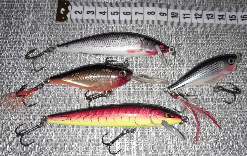Woblery rapala elite 9,5 i inne 4szt
