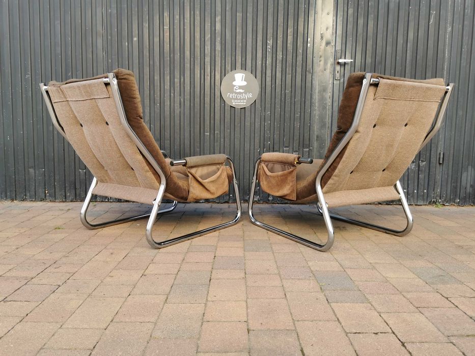 Sofa + 2x fotel proj. Gillis Lundgren dla IKEA, Szwecja '70, Vintage