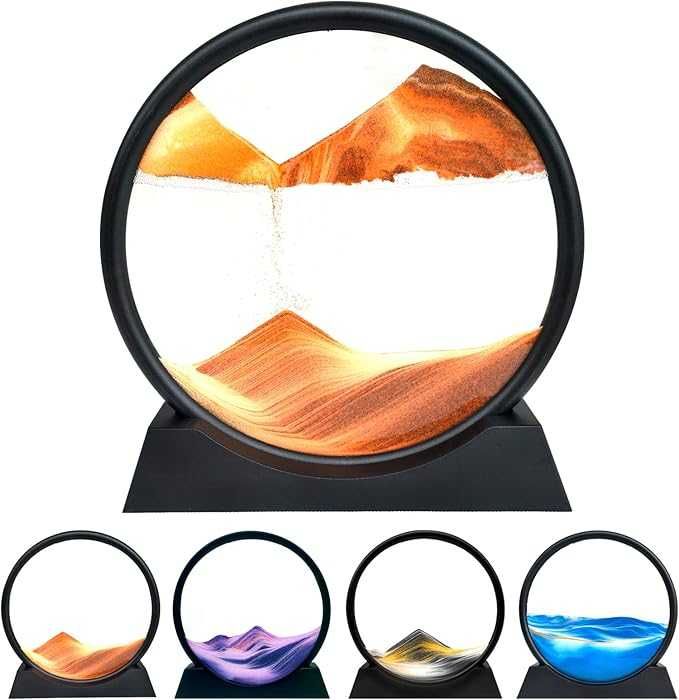 Obraz piaskowy 3D – ruchomy pejzaż z piaskiem, dekoracja relaksacyjna