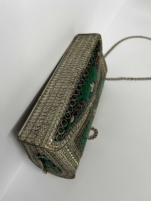 Вінтажна металева сумочка, клатч, ручна робота, Індія, Пакистан.