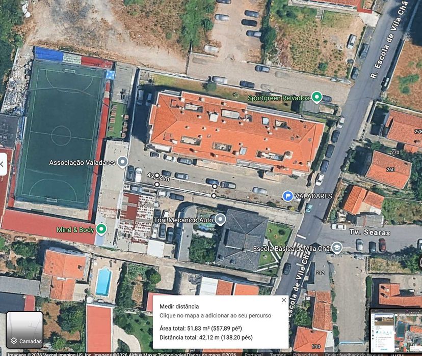Arrendamento de garagem na Rua Escola de Vila Chã, 239 Gaia