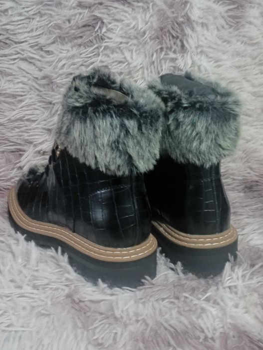 Ocieplane buty za kostkę