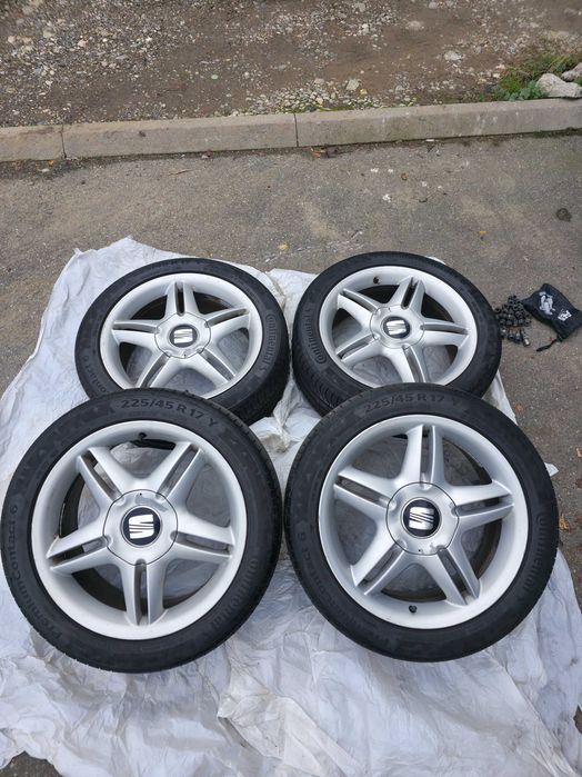 Jantes TOP SPORT 17" Leon 1M C/ Pneus Como Novos