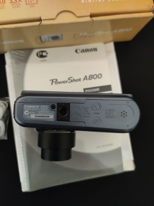 Canon PowerShot A 800 Blue Вінтажна Мильниця фотоапарат фотокамера