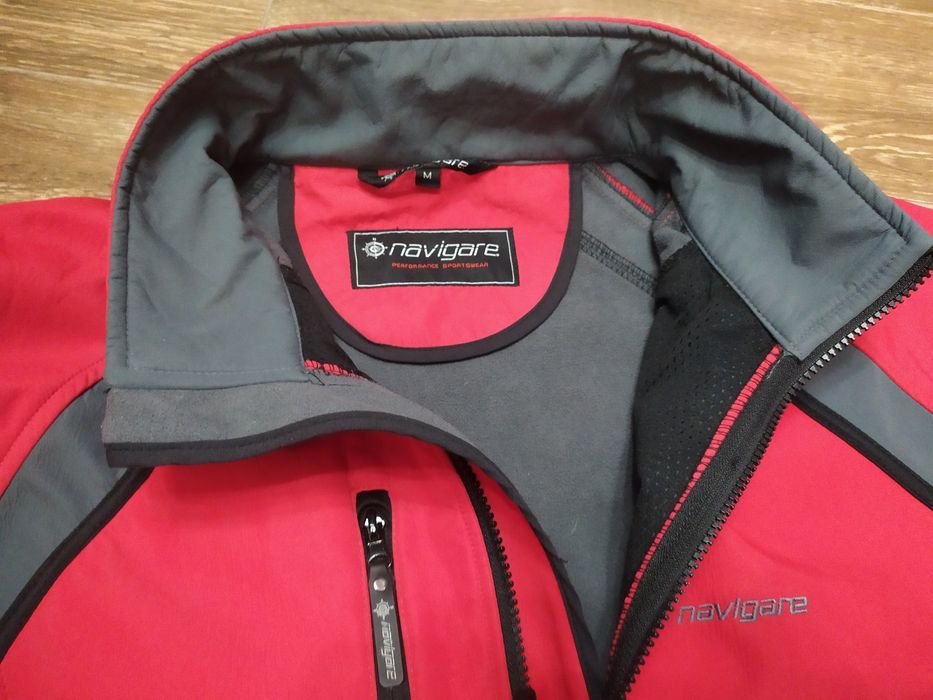 Kurtka Softshell Navigare rozmiar M czerwona cienka wiosenna