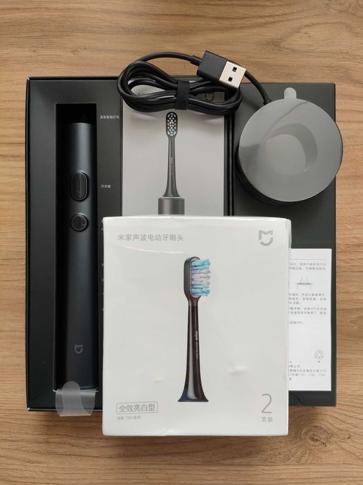 Xiaomi Mijia T501 Electric Toothbrush IPX8 2 насадки зубна щітка