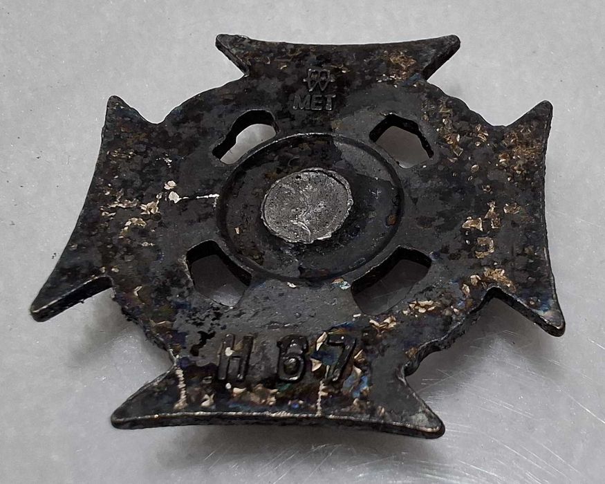 Odznaka CZUWAJ, Krzyż ZHP, 25,5mm (Kolekcje, odznaczenia)