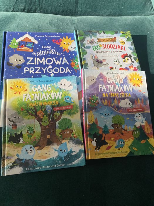 Zestaw 4 ksiazek dla dzieci