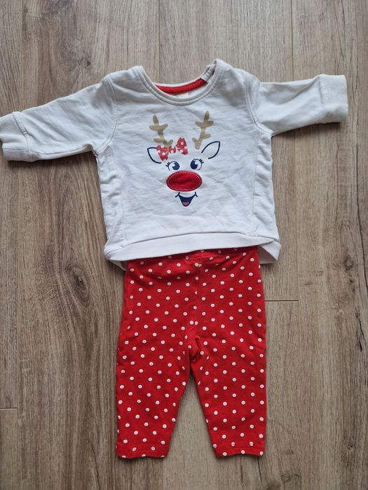 Zestaw zimowy niemowlęcy dziewczęcy rozmiar 56/62