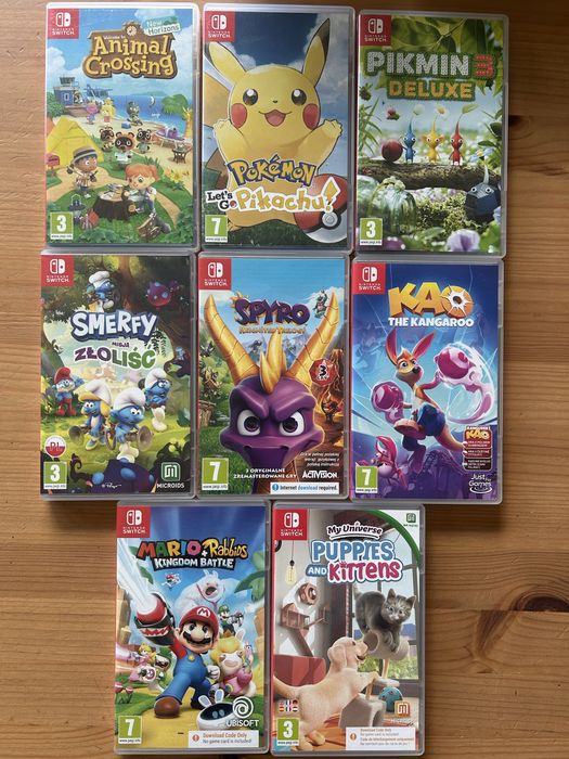 Nintendo switch lite plus gry