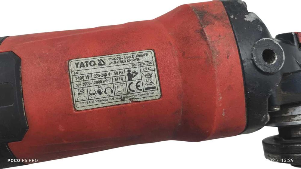 Szlifierka kątowa Yato yt-82099