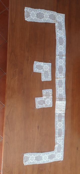 Napperons sala e quarto em renda