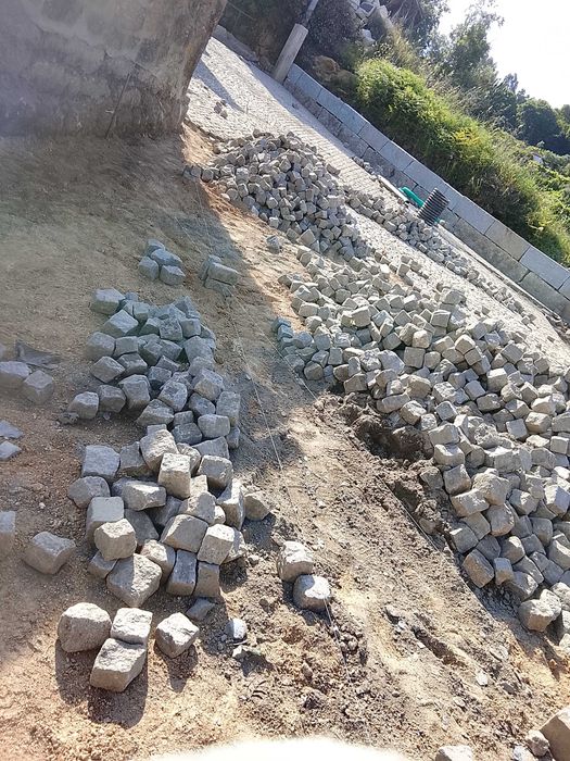 Serviços da obra (calçada)