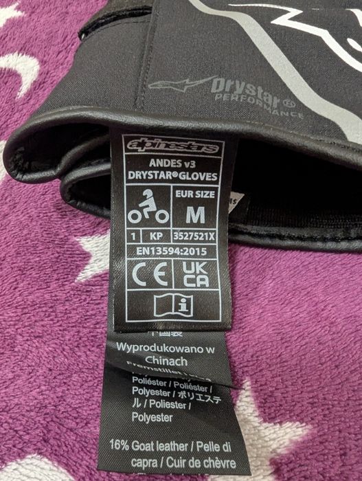 Моторукавиці Alpinestars Andes v3 розмір МDrystar