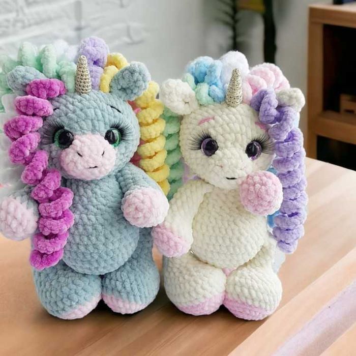 Игрушка единорог мягкая плюшевая SoftToy