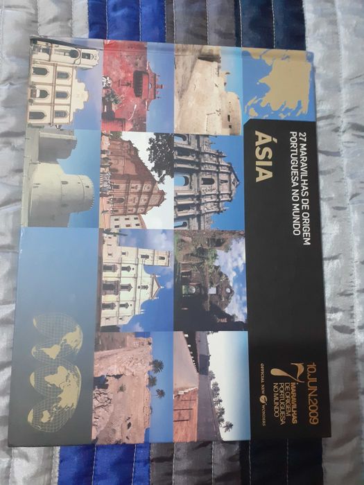 Livros da coleção 27 maravilhas de origem portuguesa no mundo