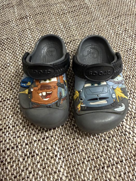 Crocs dzieciece klapki mcqueen cars rozm 6-7