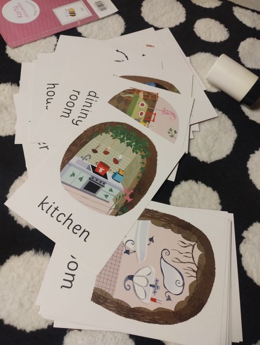 Język angielski karty, obrazki, fiszki edukacyjne
