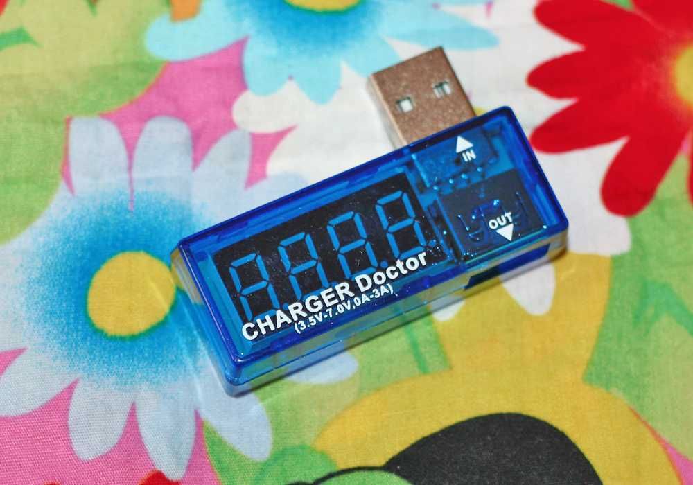 Тестер ЮСБ, цифровой USB вольтметр-амперметр, сканер ЮСБ