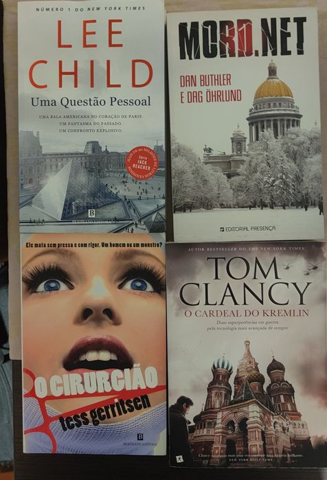 Livros Policiais como novos e outros novos