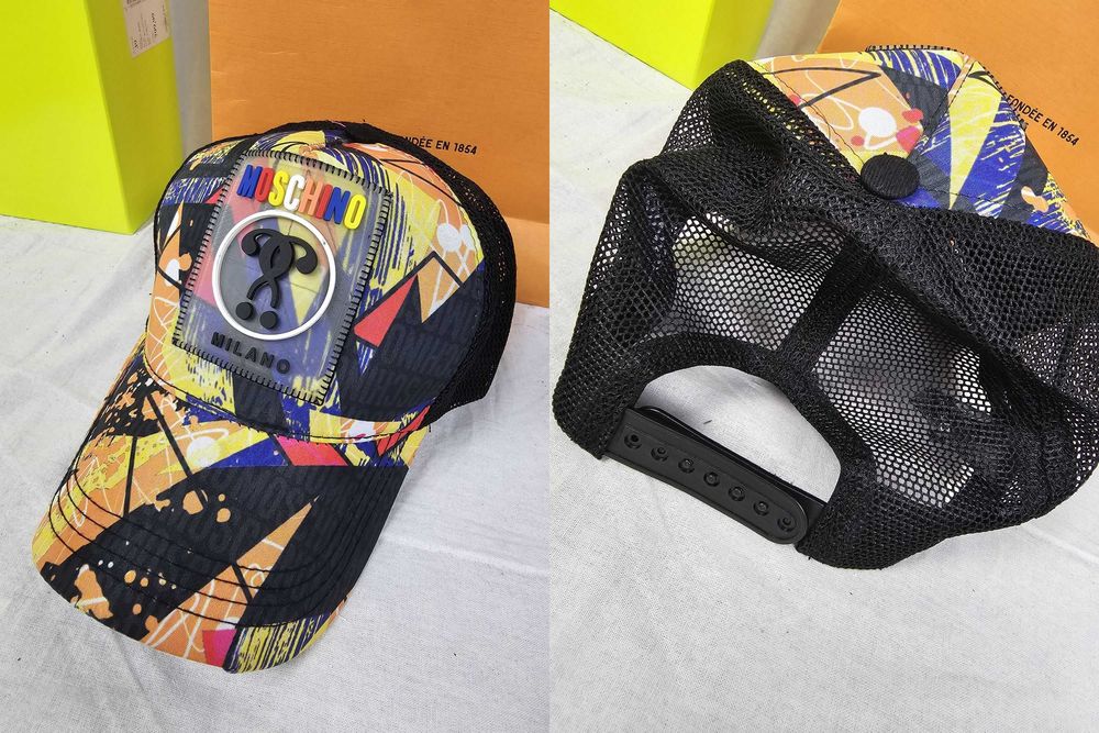 Czapka ralph z daszkiem calvin moschino premium