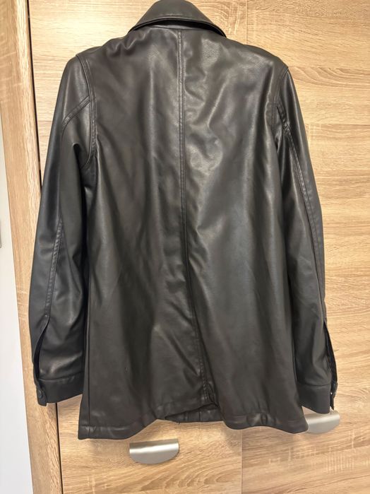 Kurtka skórzana czarna