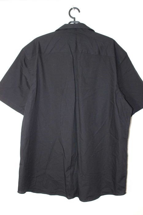 Taylor&Wright koszula męska czarna krótki rękaw XL koł 44-45 cm aa3