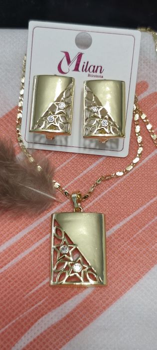 Zestaw biżuterii ze stali nierdzewnej