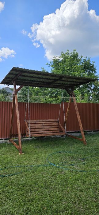 #гойдалка садова,качеля дерев'яна