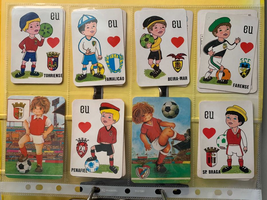 Calendários Antigos de Futebol - Mascotes / Bonecos (preço unitário)