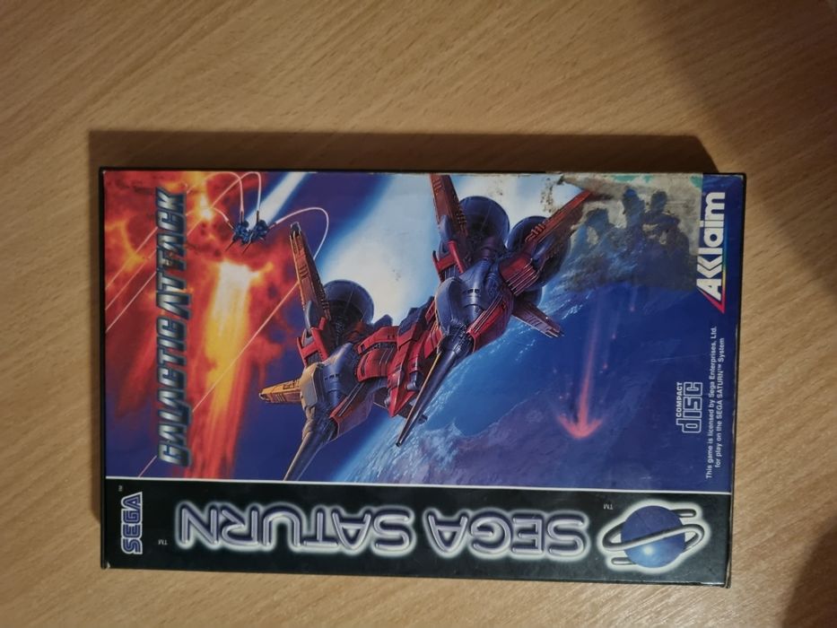 Galactic Attack Sega Saturn samo pudełko