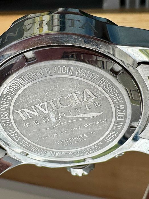 Zegarek męski Invicta Pro Diver 80061, 200m, Chronograph, 48mm