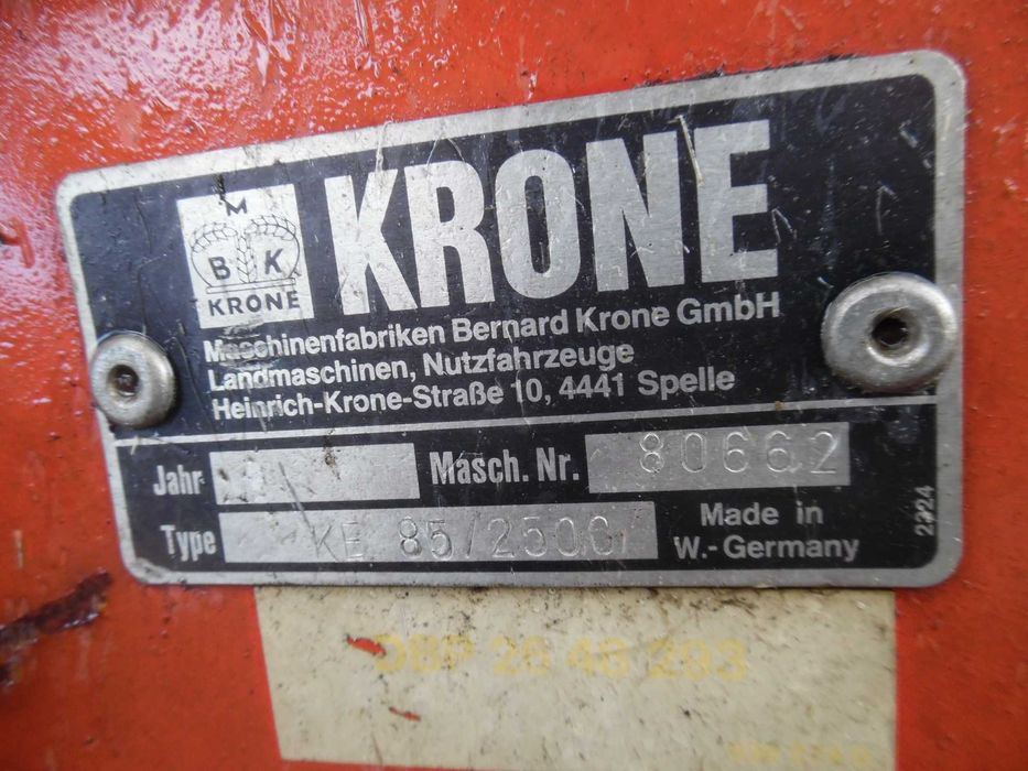 Hydropak''Krone''  wieszak do brony aktywnej