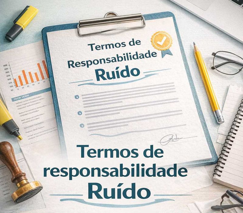 Termos de responsabilidade Ruído