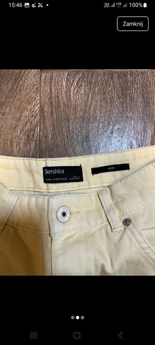 Jeansy damskie 36 bershka