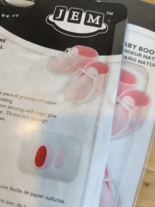 Molde para Sapatos de Bebé – Ideal para Fondant, Porcelana Fria