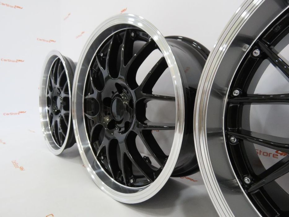 Jante Look BBS RS GT 18 8 et 35 +9 et38 5x120 Black